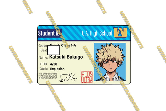 Bakugo - Card Skin