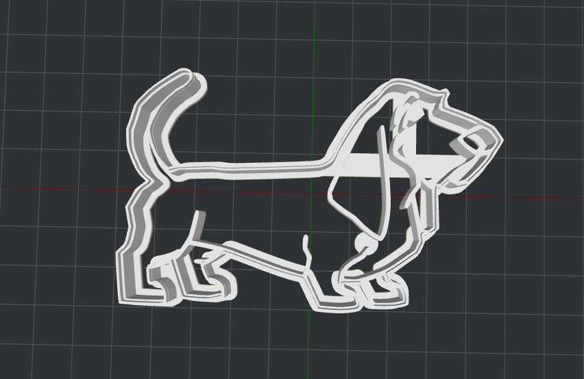 Basset Hound Cookie Cutter