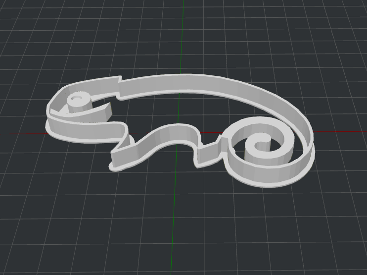 Chameleon Cookie Cutter