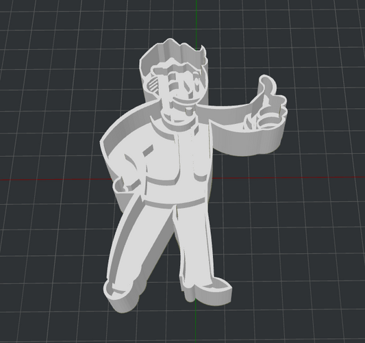 Fallout 4 - Vault boy Cookie Cutter