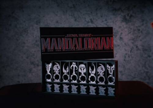 Mandalorian Chess Set and display box