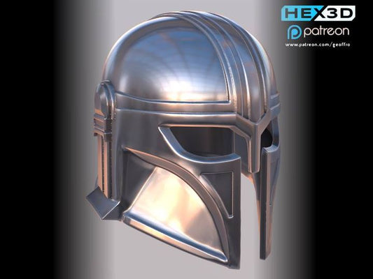 Mandalorian Blacksmith Helmet without Spikes - Star Wars